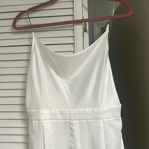 Satin jumpsuit small